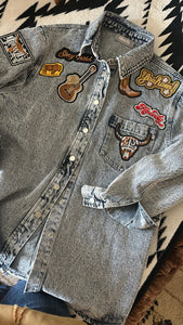 Denim Patch Jacket