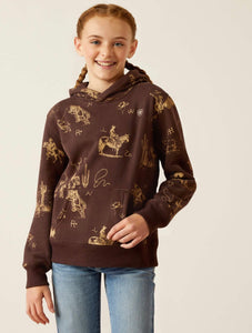 Girls Ranch Scene Hoodie