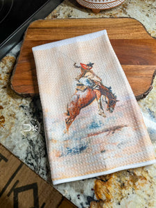 Western Bronc Towel