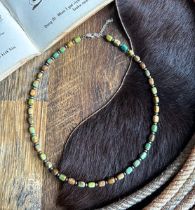 The Canyon Turquoise & Navajo Necklace