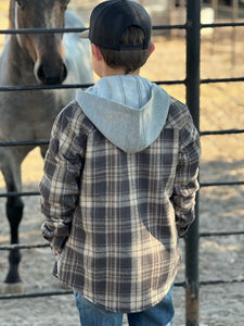 Boys Ariat Plaid Shacket