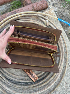 Tooled Organizer Wallet ~ Natural