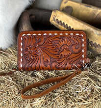 Load image into Gallery viewer, Tooled Leather Bifold Wallet
