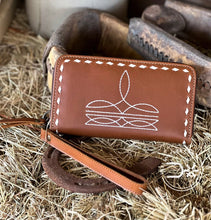 Load image into Gallery viewer, The Ranch Wife’s Boot Stitched Bifold Wallet
