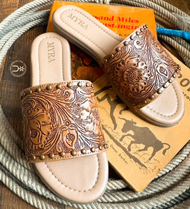 Kasandra Tooled Sandals ~ 9663