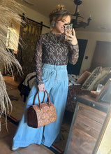 Load image into Gallery viewer, Chambray Button Boho Pants
