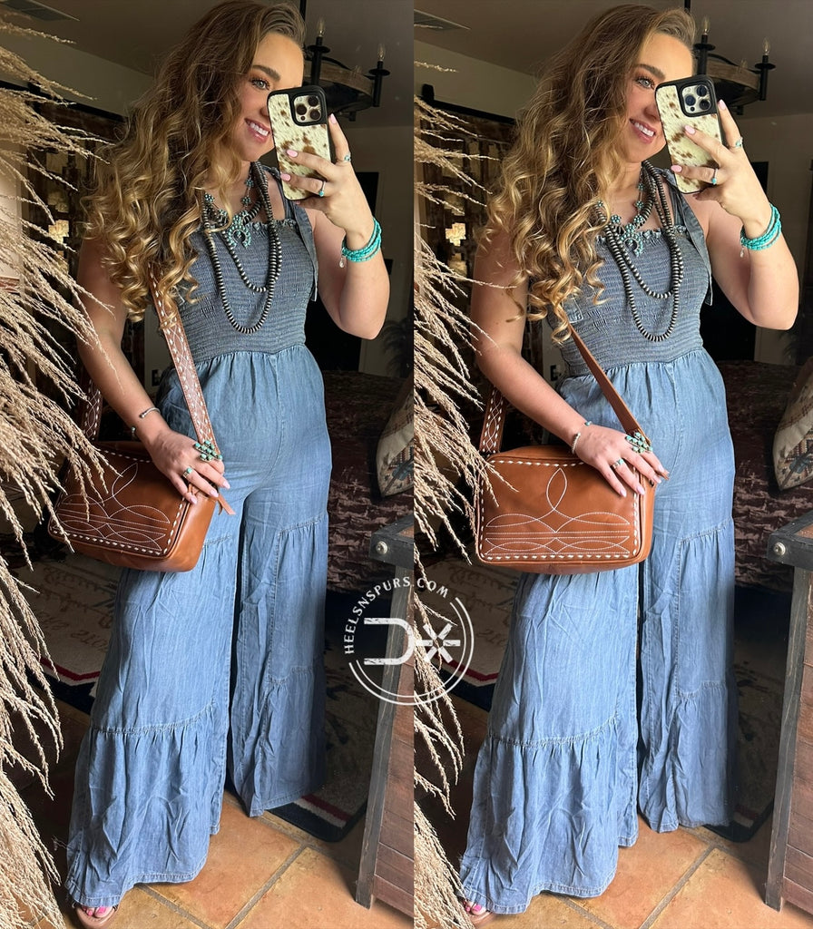 The Dolly Denim Jumpsuit