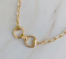 Load image into Gallery viewer, Gold Bit Necklace
