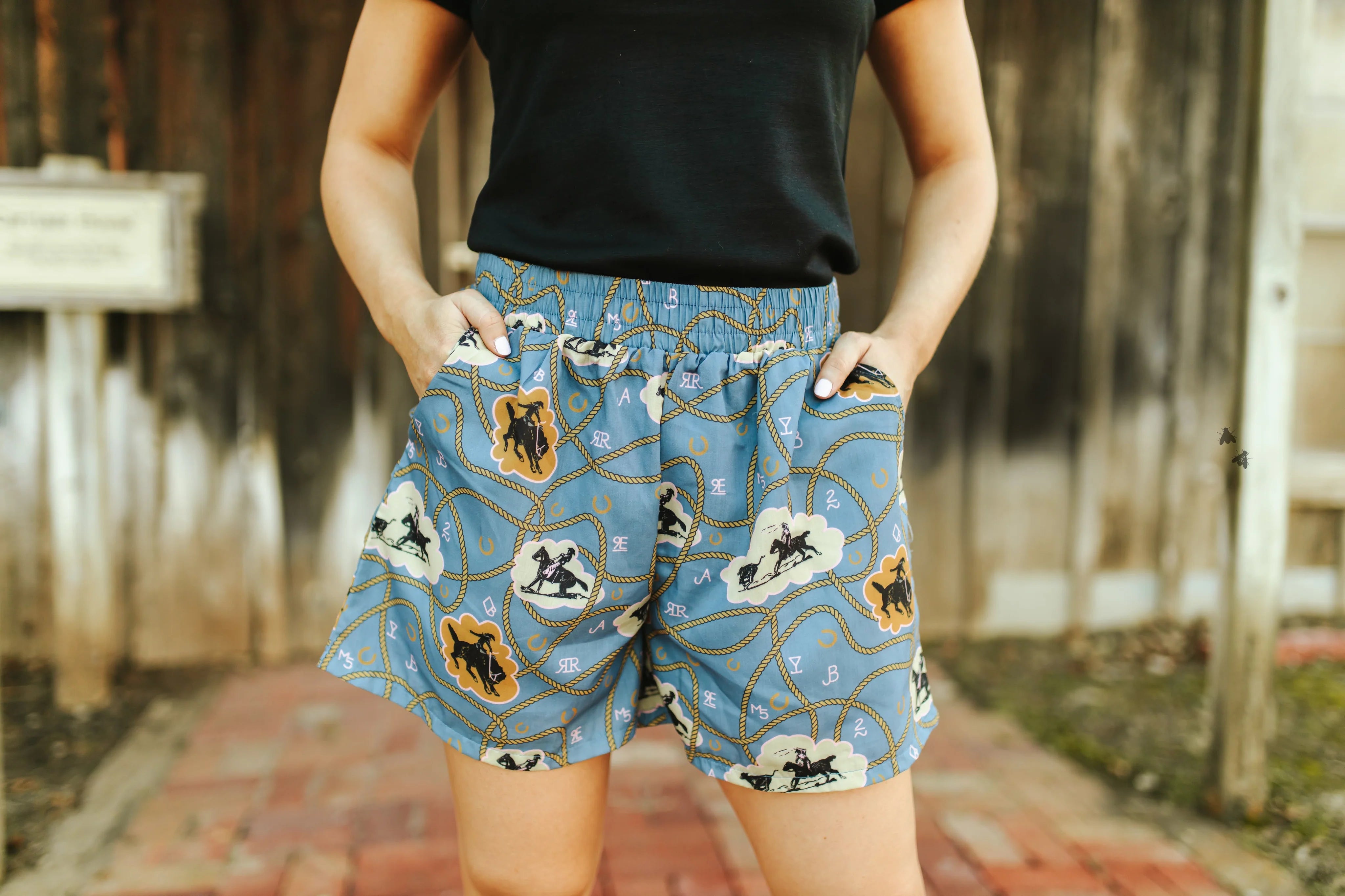 Vintage Cowboy Shorts