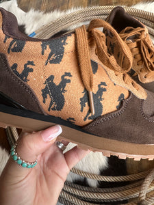 Bronc Boot-Stitched Sneakers