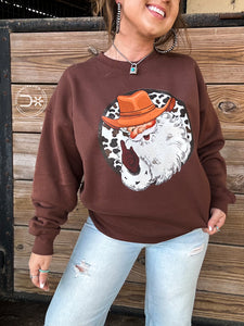 Western Santa Sweatshirt