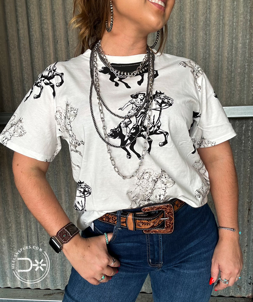 Cowgirl Western Tee