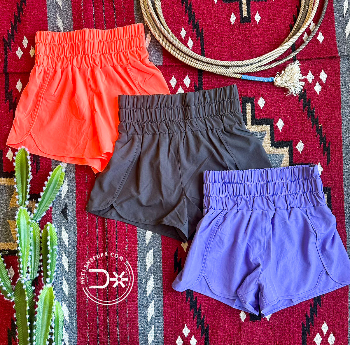 High Waist Athletic Shorts