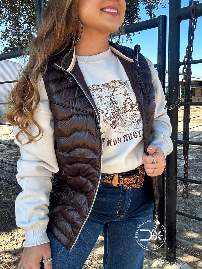 Ariat Ideal Down Vest ~ Mole