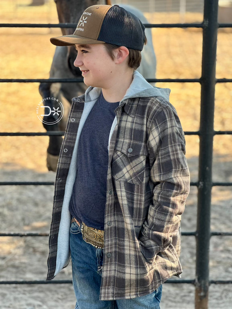 Boys Ariat Plaid Shacket