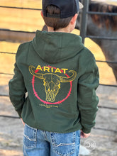 Load image into Gallery viewer, Boys Ariat Bull Hoodie
