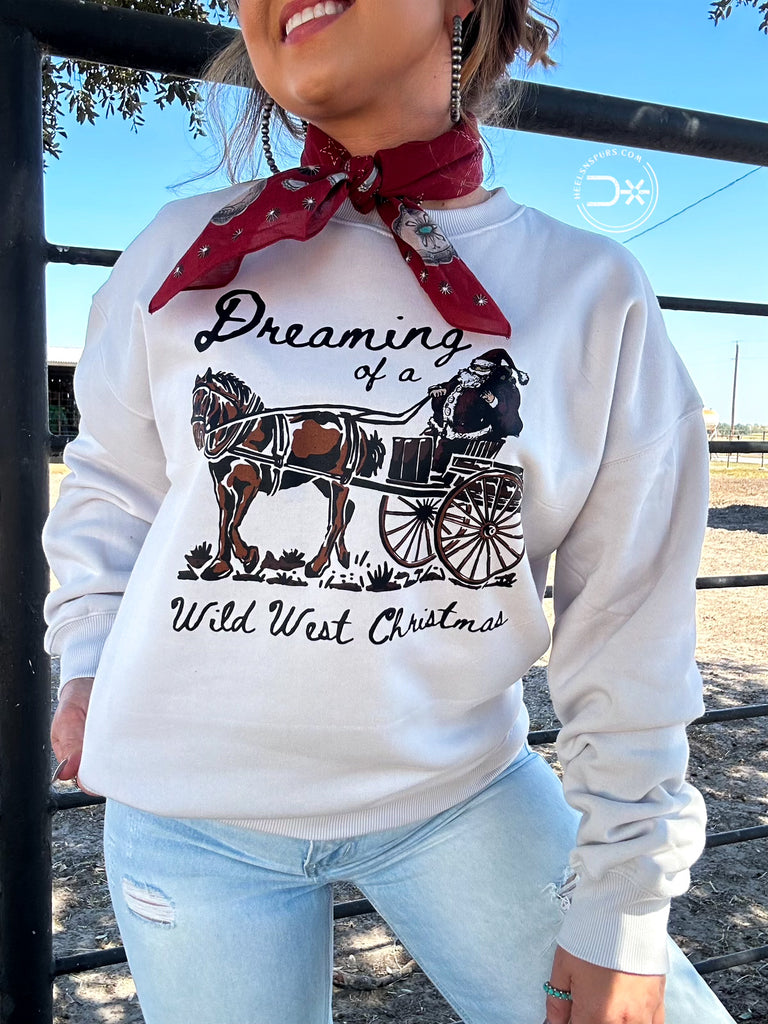 Dreaming Of A Wild West Christmas Sweatshirt