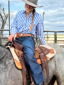 Ariat Stripe Button Up