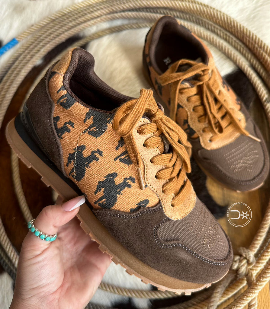 Bronc Boot-Stitched Sneakers