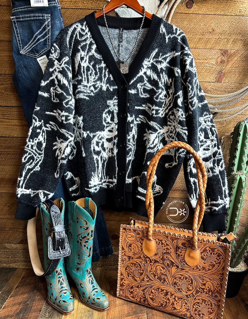 Rodeo Fuzz Cardigan