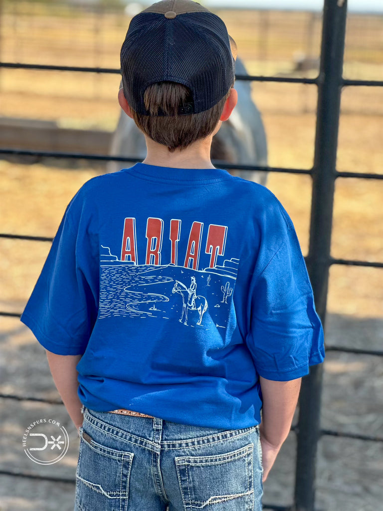 Boys Ariat Western Tee