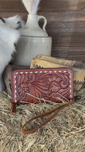 Load and play video in Gallery viewer, Tooled Leather Bifold Wallet
